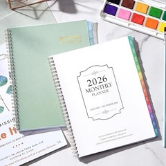 2026 Monthly Planner – 2026 Planner/Calendar, 12 Months Planner with Colorful