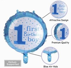 1pcs 1 year old birthday children party decoration helium aluminum Foil balloon