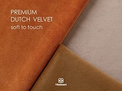 Fall Velvet Ribbon Set 3/8″ x 15 Yd Wooden Spool Khaki Terracotta & Nude