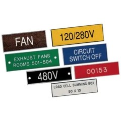 Engraved Electrical Panel Labels, Phenolic Labels, Breaker Box Labels, Meter tag