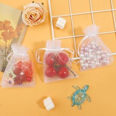 Organza Bags 50Pcs Sheer Drawstring Pouches Jewelry Gift Party Favor Bags New