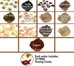 Silk Rose Petals 3000 Brown Variety