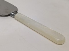 Vintage Treasure Masters Pearl Handle Wedding Cake Knife And Server Set