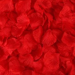 1000 Pcs Artificial Fake Rose Petals,Flower Petals for Romantic Night, Engagemen