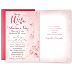 Romantic Valentine’s Day Card for Wife – Heartfelt Greeting from Husband, App…