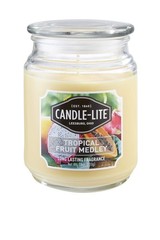 Candle-Lite Scented Candles Tropical Fruit Medley Fragrance One 18 Oz.