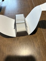 Wedding Engagement Favor Boxes Bridal Dress Silver & White 7 Packs of 10 NIB