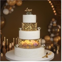 Clear Acrylic Display Stands – Elegant Birthday Party Decor