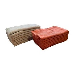 12.5″ Rustic Gauze Table Decor Placemat Napkin with Fringe
