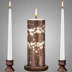 Unity Candles with Holder for Wedding Ceremony Wedding Decortions Accessories…