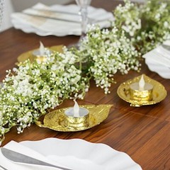 3 Metal 5 in Maple Leaf Votive CANDLE HOLDERS Centerpieces Party Events Supplies
