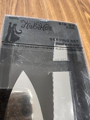 Stainless Steel White Pearl Handled Wedding Cake Knife & Server Set New