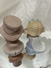 Bumpkins Bisque Porcelain Bride & Groom Figurines Fabrizio George Cake Toppers