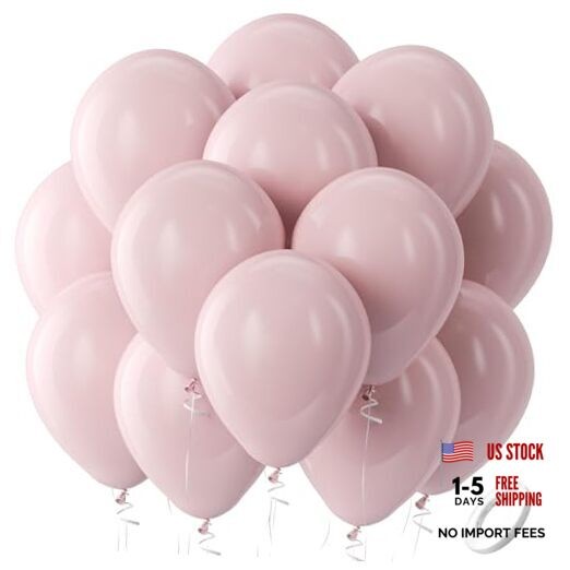 Dusty Pink Balloons Latex Party Balloons – 100 12inch (Normal) 13-pink-j138