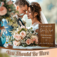 Wedding Memorial Sign Wooden Table Signs with Stand You