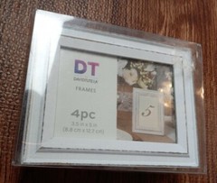 Wedding Photo Frames By David Tutera 4 Pc Shabby Chic White Wooden