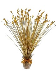 2 pcs Gold Iridescent centerpiece balloon weight 21″ tall