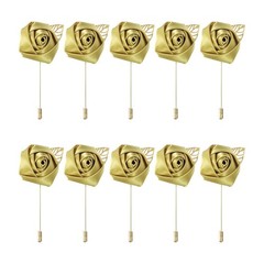 Groom Boutonniere Rose Wedding Boutonnieres Artificial Silk Flower Pins Men