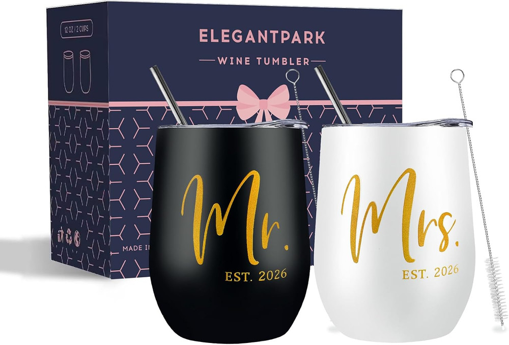 Mr and Mrs Gifts Wedding Gifts for Couples 2026 Newlyweds Engagement Present for