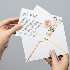 50 Pack 5×7 Envelopes Self Seal, White for 5×7,