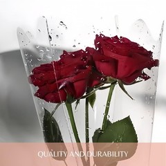 Crystal Clear Bouquet Sleeves – 100 Waterproof Flower Bags for Every Occasion