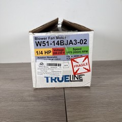 Supplying Demand W51-14BJA3-02 HVAC Blower Motor 1/4 HP 1 Speed208/230V 1075 RPM