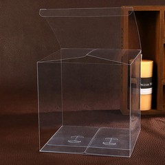 50pcs Transparent Plastic Gift Box PVC Box Gift Packaging Wedding Birthday