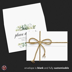 A7 Invitation Envelopes, 5 1/4″ x 7 1/4″, White, Square Flap, 24w(90gsm), 250 Pk