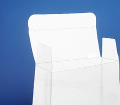 50X Clear PVC Boxes Wedding Favour Gift Candy Package Box Transparent Rectangle