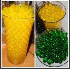 CLEAR DECO BEADS WATER STORING GEL CRYSTALS – vase filler water beads