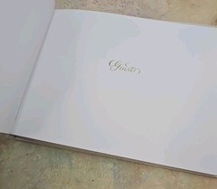 CR Gibson Wedding Guest Book Space for 600 Entries Ivory With Bow NEW White