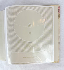 Pioneer Roses Photo Album Beige Mauve Ribbon 50 Pages 4×6 DA-200D