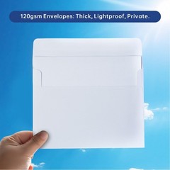 Keketer A2 White Printable 80 Pack (4.33×5.75in) Envelopes,