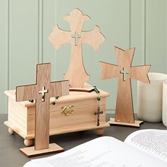 DIY Wooden Crosses for Crafts – DIY Blanks to Paint & Cross Decor with Stands