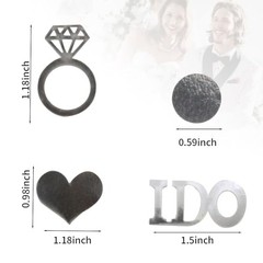 Wedding Confetti for Wedding Shower Decorations, Bridal Shower Confetti for 3#