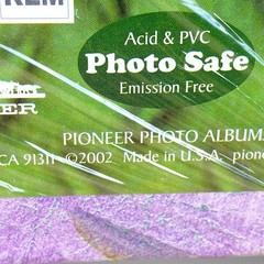 Pioneer Photo Album Lavender Purple 100 Magnetic Pages (50 Sheets) New Old Stock