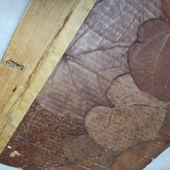 Country Leaves Photo Album Scrapbook Handcrafted new 10.5″x13″ 31 pages new