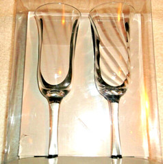 CELEBRATE IT TOASTING GLASS FLUTE SET OF 2 – BRAND NEW IN PACKAGE
