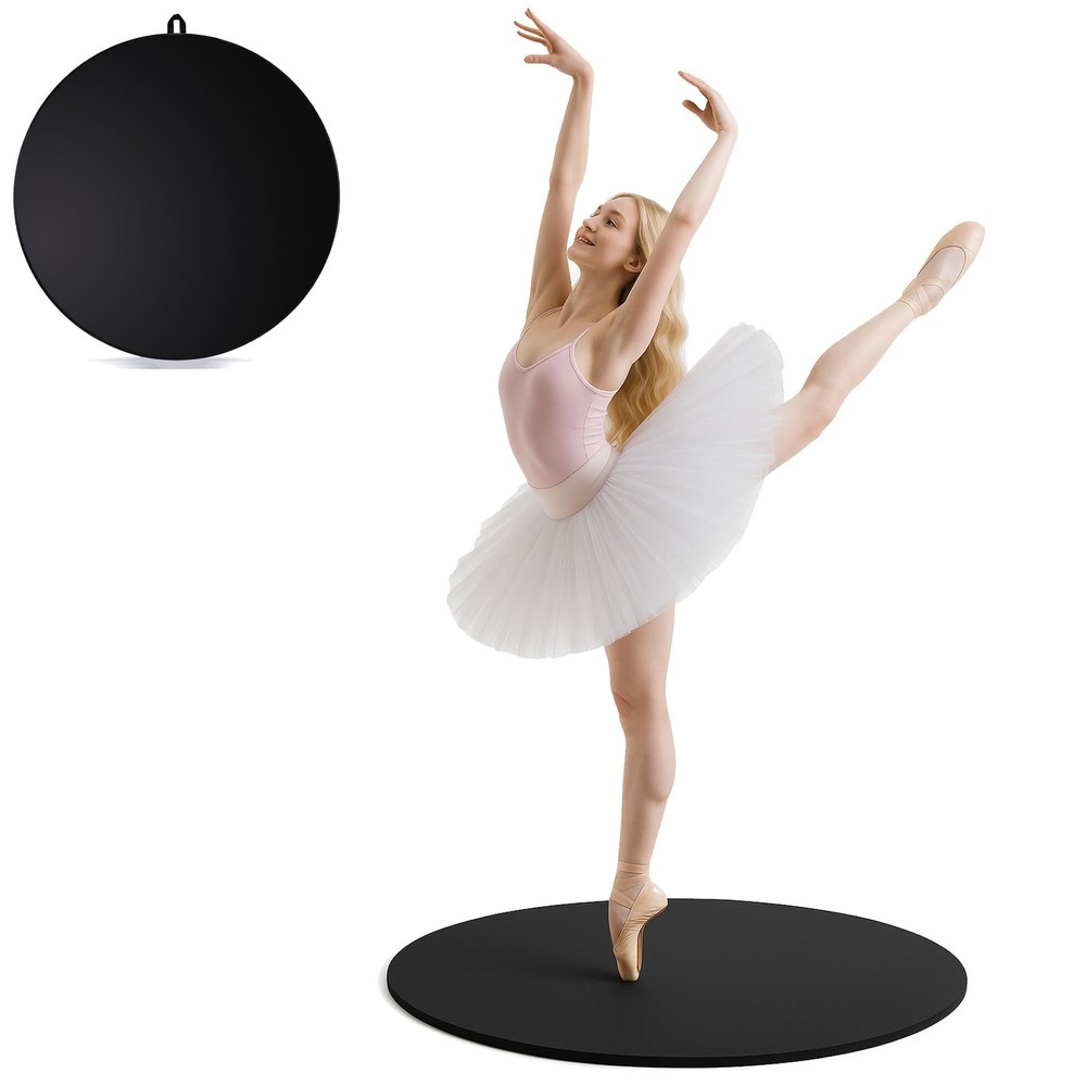 Portable Dance Floor Round, Ballet Wood Floor, Dance Turning Board, Smooth Ba…
