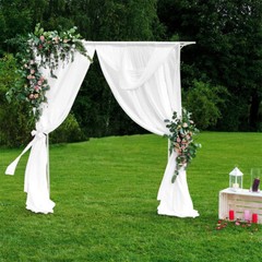 Heavy Duty Metal Garden Arch Archway Plants Rose Wreath Wedding Stand Event Deco