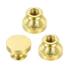 20mm Blank Wax Seal Stamp, 3 Pack Round Sealing Wax Stamp Vintage Brass Head