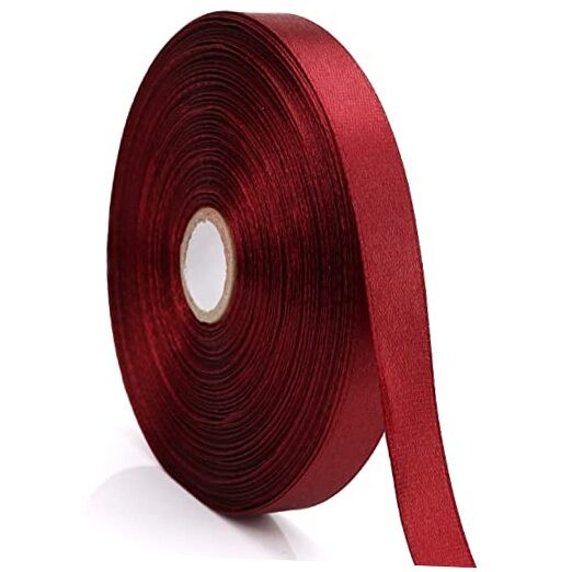 Ribbon for Gift Wrapping 50 Yards Perfect Wedding Party 1/2 inch Wine Red