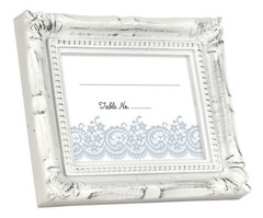 MCS Wedding Photo Frame/Placecard Holder, 69044, 24-Pack, Rustic White