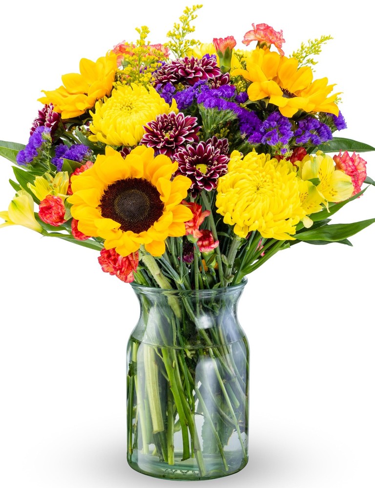 Benchmark Bouquets Flowering Fields Sunflower Bouquet – Mothers Day Flowers for