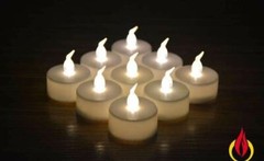 120X LED Flameless Tea Light Tealight Candle Wedding Decoration Battery Included