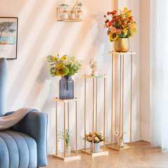 Elegant 31.5″ Tall Metal Flower Centerpiece for Weddings & Events