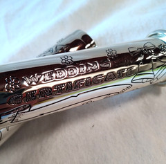 Marriage Certificate Holder – Silver plated – 9.5 Inches Two Piece
