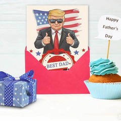 FANCYLUCKY Funny Father’s Day Card for Dad, Humor Fathers Day Gift from So