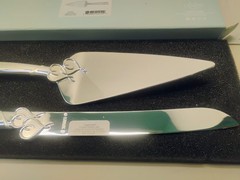 Lenox 812615 True Love Cake Knife & Server, Metallic N/O