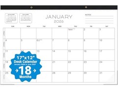 2026 desk calendar 17×12 Inch-Wall & Desk Planner Dual-Use Design,18-Month